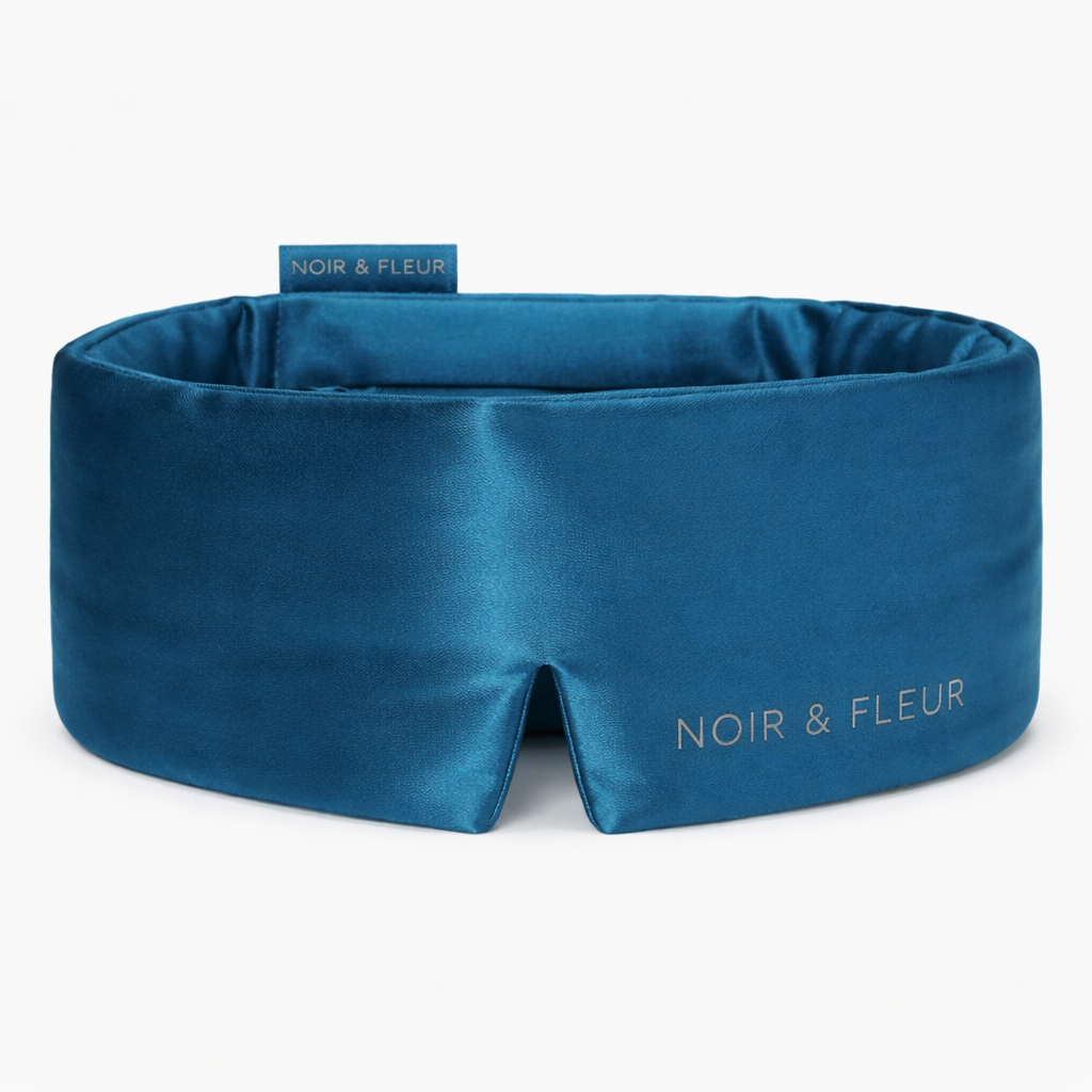 Noir & Fleur Deep Silk Sleep Mask – Sage